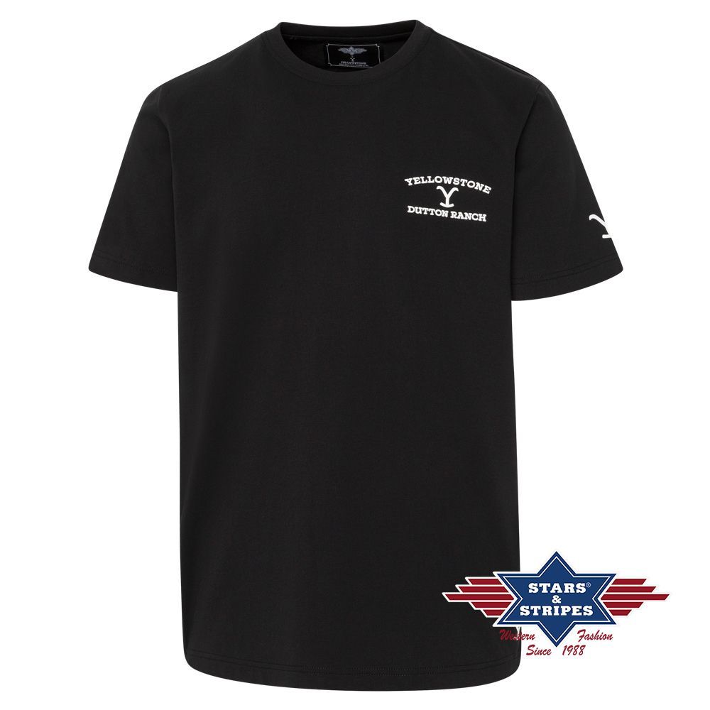 Western Unisex T-Shirt - Yellowstone Collection - So Wild, So Angry, Schwarz
