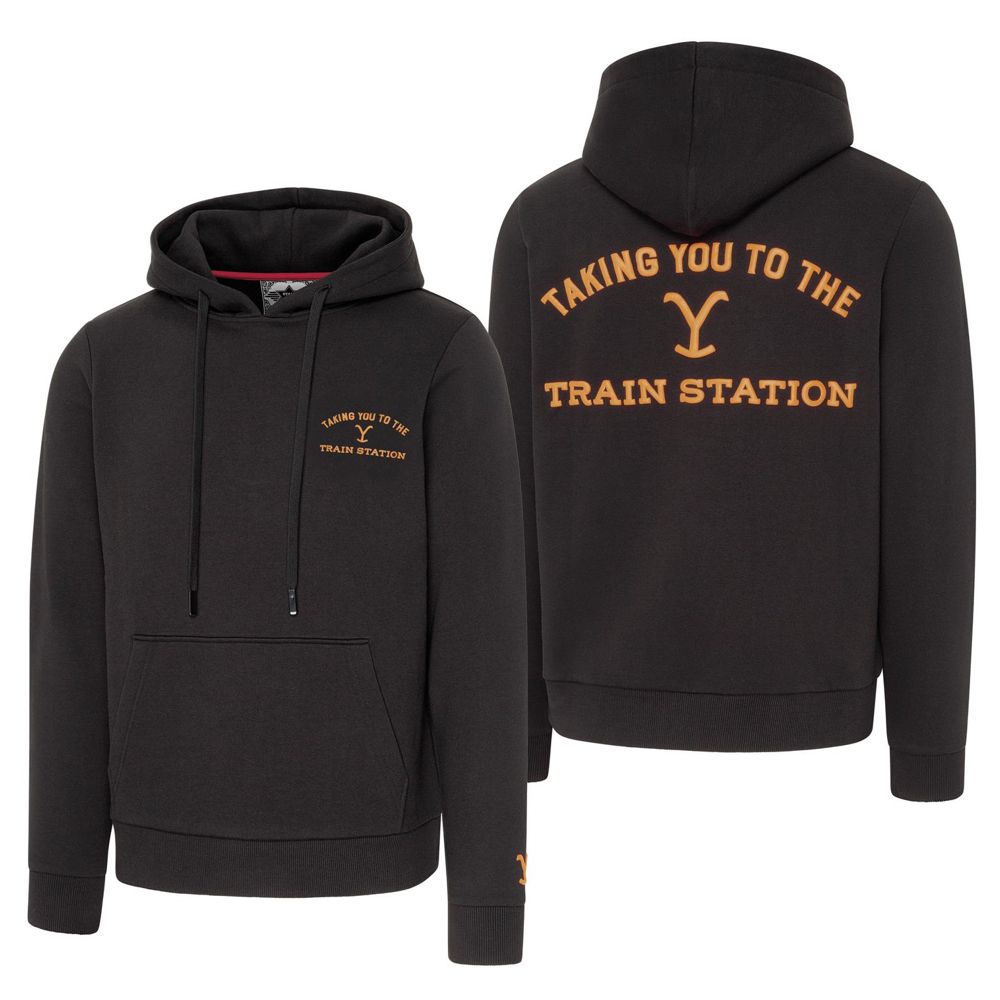 Western Unisex Hoodie - Yellowstone Collection - Train Station